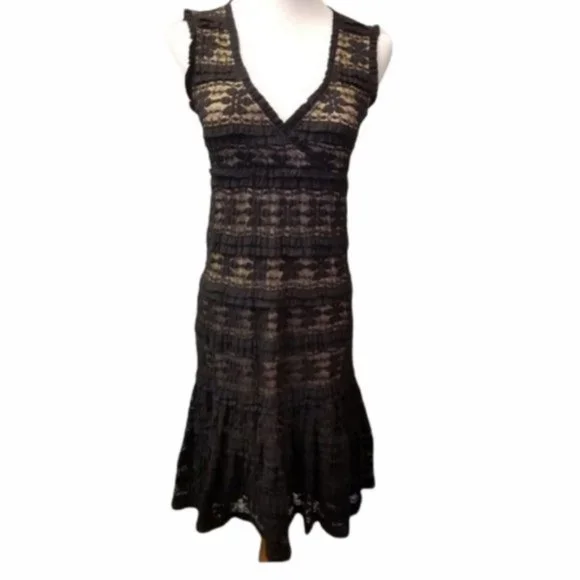 chinese dress ladies Kirakira.M Diamond flash patchwork lace dress  CHUUI_Collection